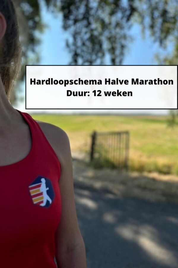 Hardloopschema Halve Marathon - 12 weken